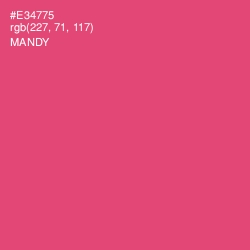 #E34775 - Mandy Color Image