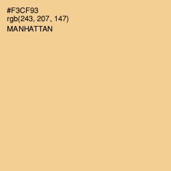 #F3CF93 - Manhattan Color Image