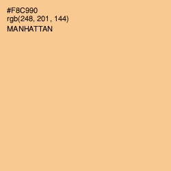 #F8C990 - Manhattan Color Image