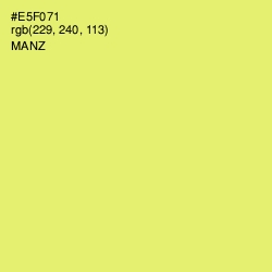 #E5F071 - Manz Color Image
