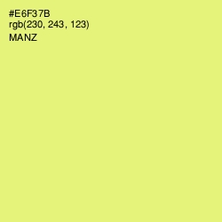 #E6F37B - Manz Color Image