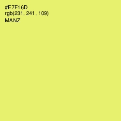 #E7F16D - Manz Color Image