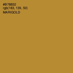 #B78B32 - Marigold Color Image