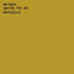 #B7982A - Marigold Color Image