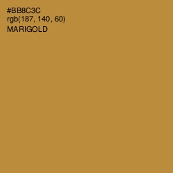#BB8C3C - Marigold Color Image