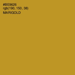 #BE9626 - Marigold Color Image