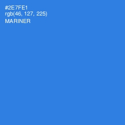 #2E7FE1 - Mariner Color Image