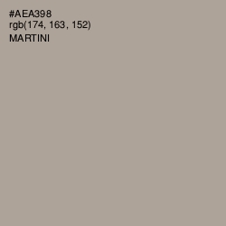 #AEA398 - Martini Color Image