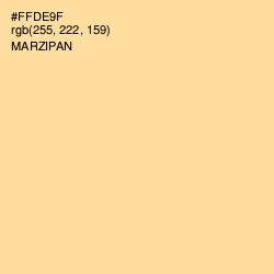 #FFDE9F - Marzipan Color Image