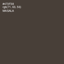 #473F38 - Masala Color Image