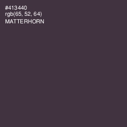 #413440 - Matterhorn Color Image