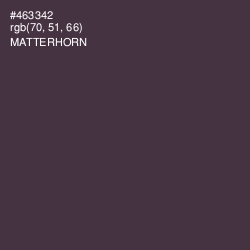 #463342 - Matterhorn Color Image