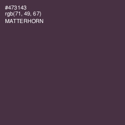 #473143 - Matterhorn Color Image