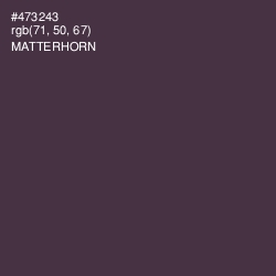 #473243 - Matterhorn Color Image