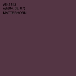 #543543 - Matterhorn Color Image