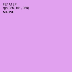 #E1A1EF - Mauve Color Image