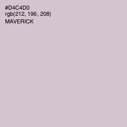 #D4C4D0 - Maverick Color Image