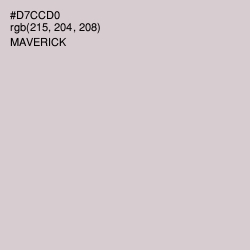 #D7CCD0 - Maverick Color Image