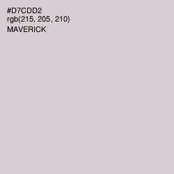 #D7CDD2 - Maverick Color Image