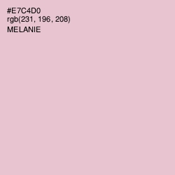 #E7C4D0 - Melanie Color Image