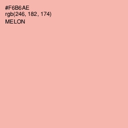 #F6B6AE - Melon Color Image