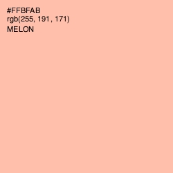 #FFBFAB - Melon Color Image