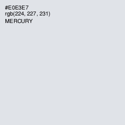 #E0E3E7 - Mercury Color Image
