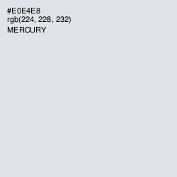#E0E4E8 - Mercury Color Image