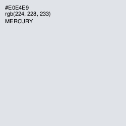 #E0E4E9 - Mercury Color Image
