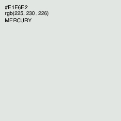 #E1E6E2 - Mercury Color Image