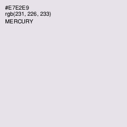 #E7E2E9 - Mercury Color Image