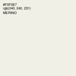 #F0F0E7 - Merino Color Image