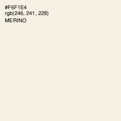 #F6F1E4 - Merino Color Image