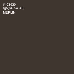#403630 - Merlin Color Image