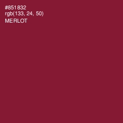 #851832 - Merlot Color Image