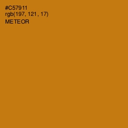 #C57911 - Meteor Color Image