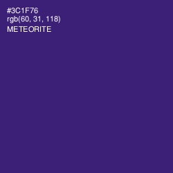 #3C1F76 - Meteorite Color Image