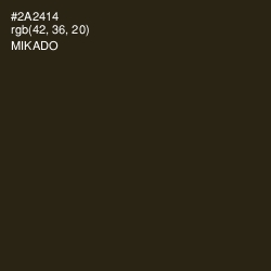 #2A2414 - Mikado Color Image