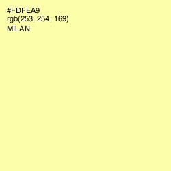 #FDFEA9 - Milan Color Image