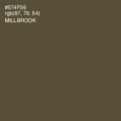 #574F36 - Millbrook Color Image