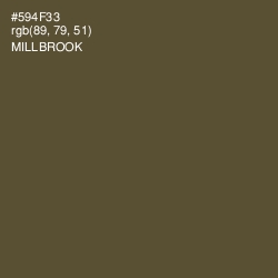 #594F33 - Millbrook Color Image
