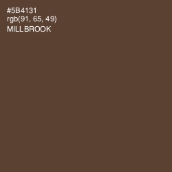#5B4131 - Millbrook Color Image