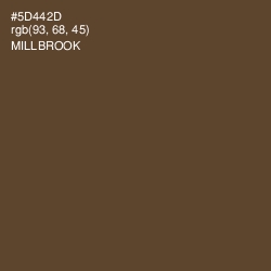 #5D442D - Millbrook Color Image