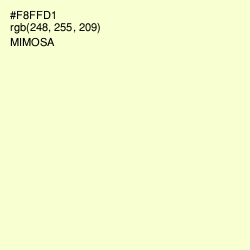 #F8FFD1 - Mimosa Color Image