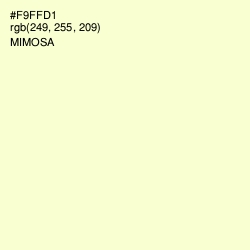 #F9FFD1 - Mimosa Color Image