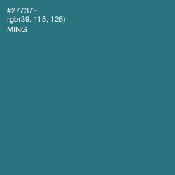 #27737E - Ming Color Image