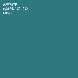 #2E797F - Ming Color Image