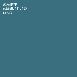 #3A6F7F - Ming Color Image