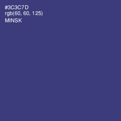 #3C3C7D - Minsk Color Image