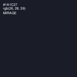 #1A1C27 - Mirage Color Image